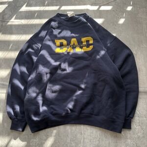 Oarsman United State Sweater Men's L Navy Crew Neck Dad Hot Line Pullover Cotton